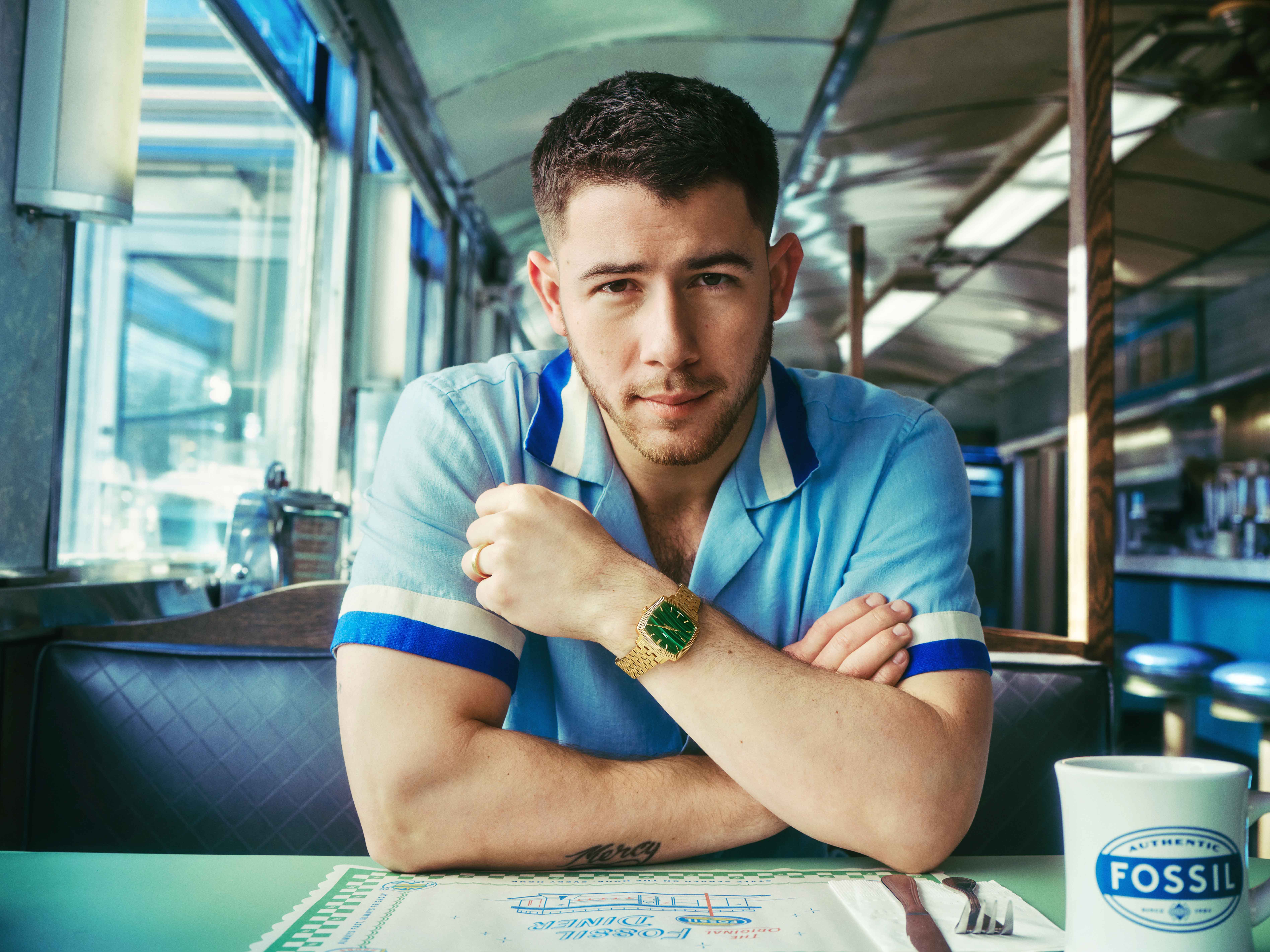 Nick Jonas para Fossil